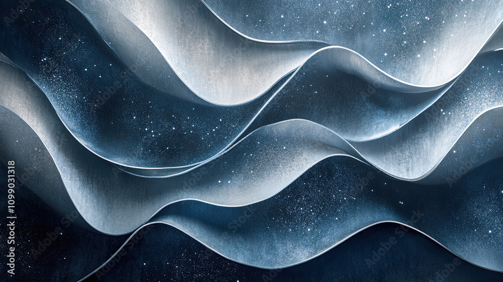 Obraz premium abstract blue background with waves