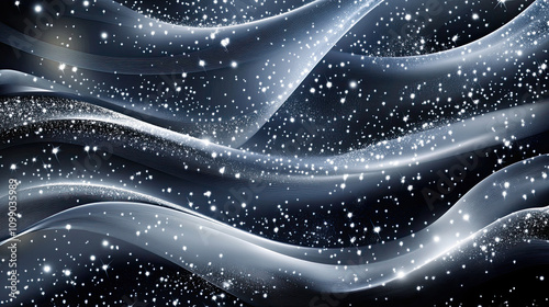 abstract blue background with stars