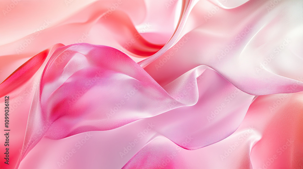 Obraz premium pink satin background