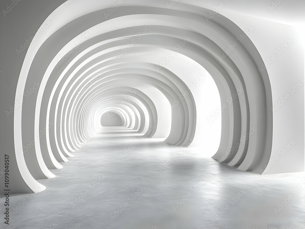 Obraz premium White Archway 3D Illustration