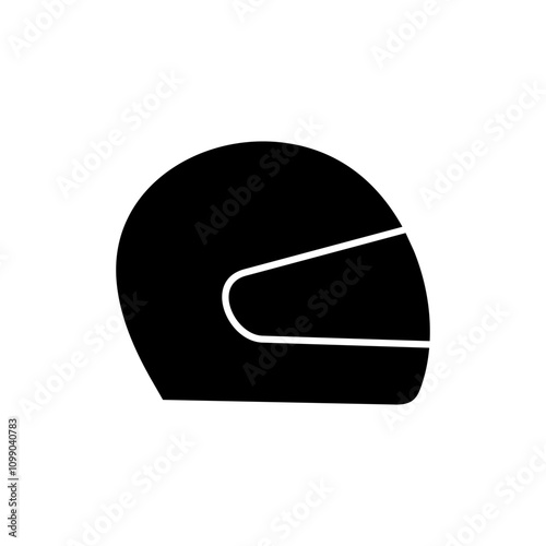 Helmet icon vector. Motorcycle helmet sign and symbol. Construction helmet icon. Safety helmet photo