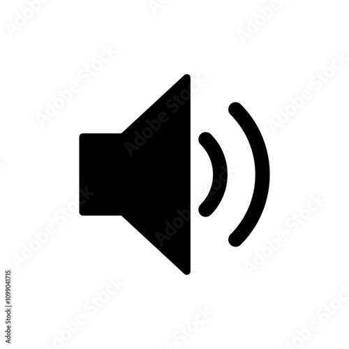 Wallpaper Mural Speaker icon vector. volume sign and symbol. loudspeaker icon. sound symbol Torontodigital.ca