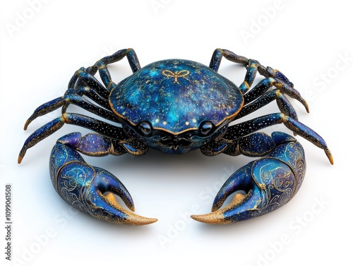 Blue Crab with Golden Shell photo