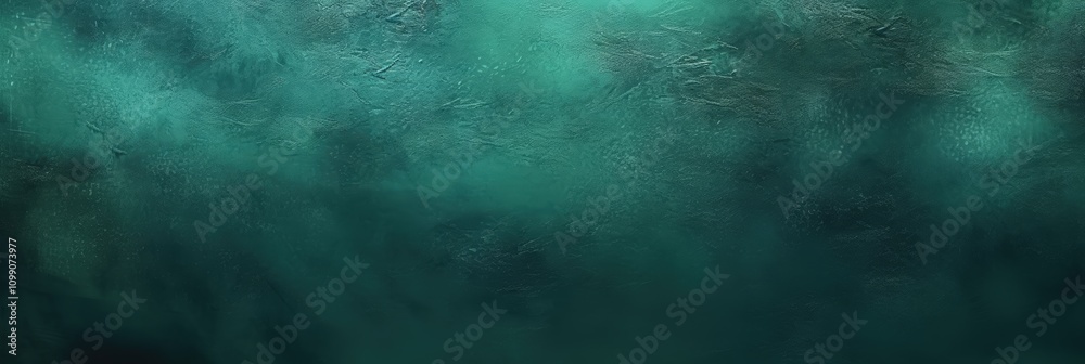 Fototapeta premium dark green teal texture wall background, blue green background banner 