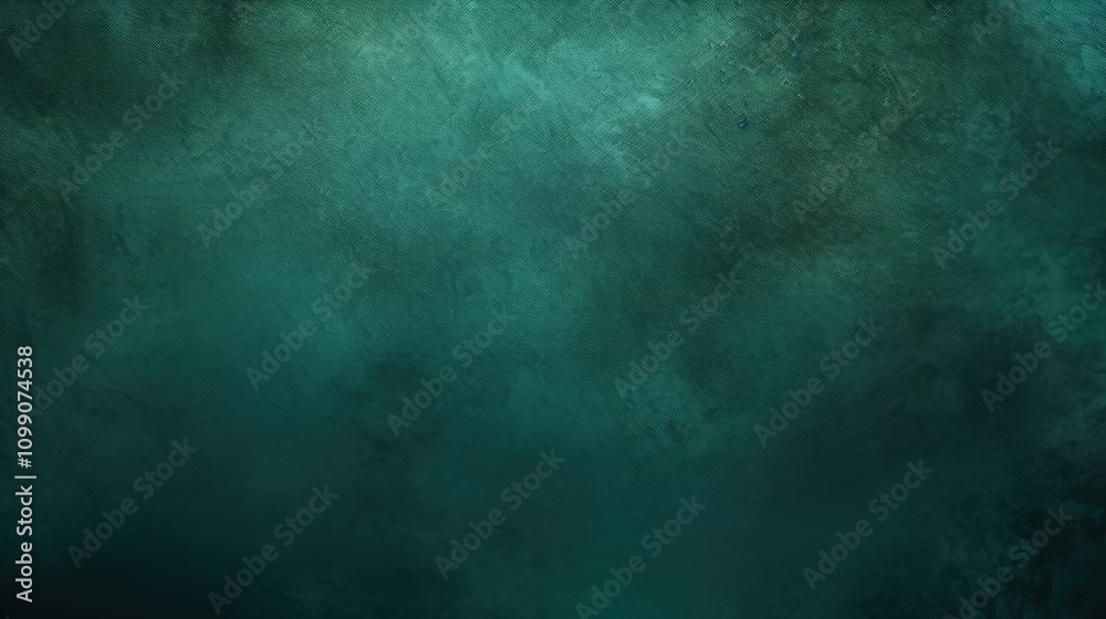 Fototapeta premium dark green teal texture wall background, blue green background banner 