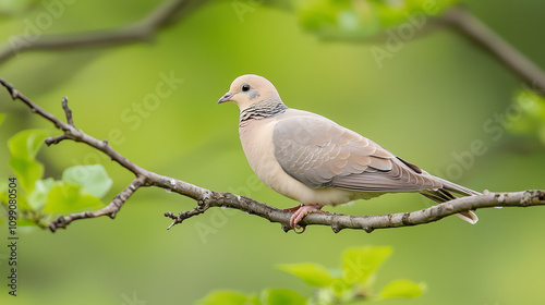 Peaceful Dove Perched on a ...