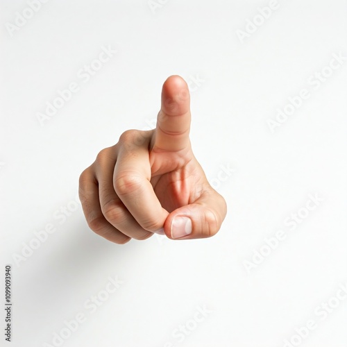 hand with finger 