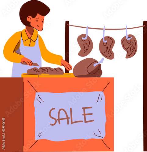 Butcher Shop Sale Fresh Meat and Poultry for Sale