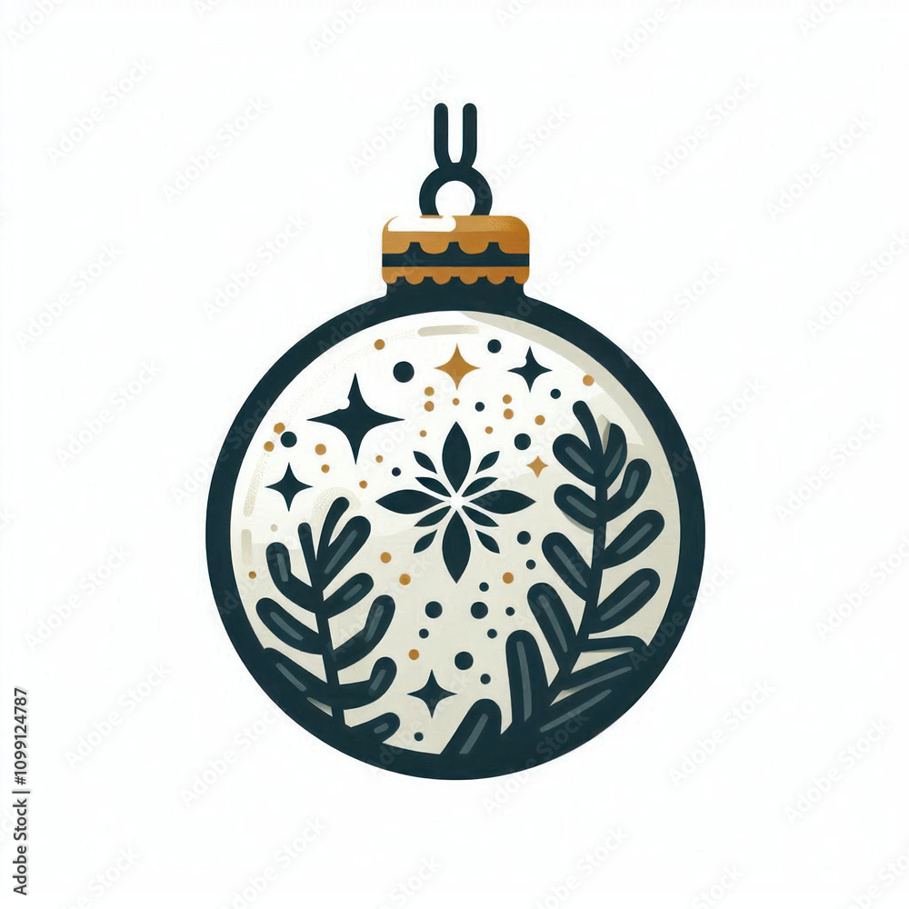 Fototapeta premium Christmas Ornaments Merry Christmas