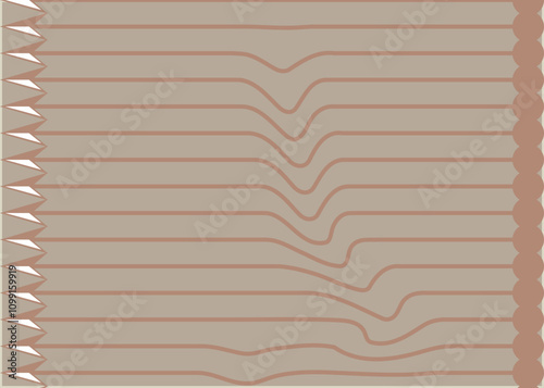 Twisted lines, fluid, curved, wiggling stripes, waves vector backgrounds