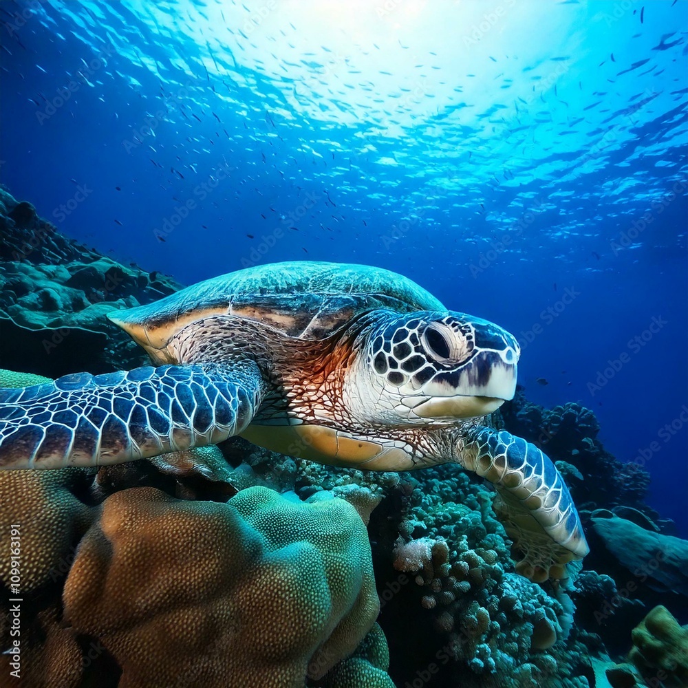 Fototapeta premium ウミガメ