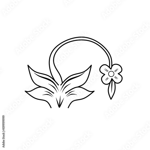 Element, ilustration, flowers, decoration