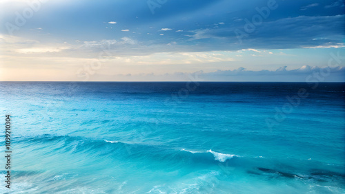 Wallpaper Mural Seascape. Blue Ocean Panorama.  Torontodigital.ca