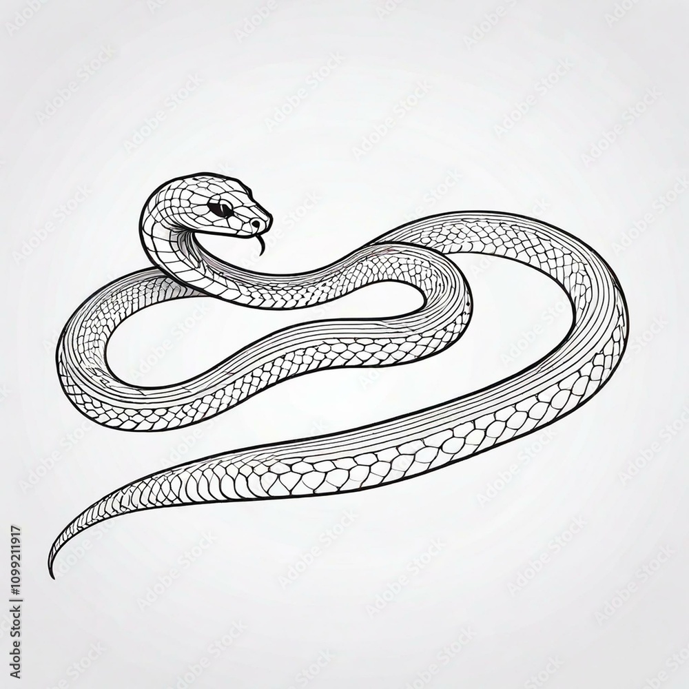 Obraz premium へび