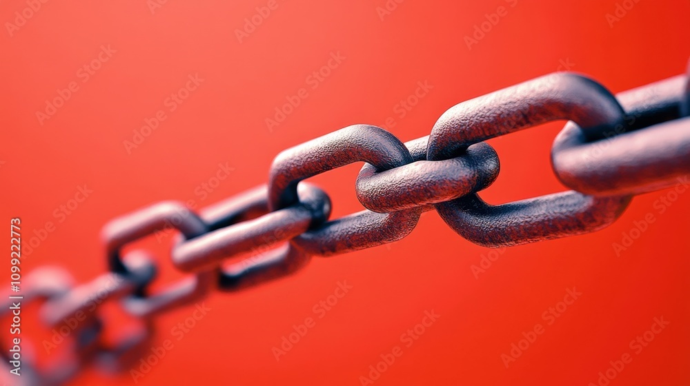 Obraz premium Breaking the Chains of Outdated Legal Restrictions: Symbolic Visual of Challenge and Progress