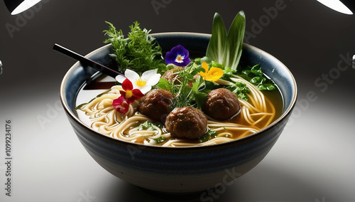 Gourmet Noodle Soup Showcase: Gourmet Noodle Soup for Elegant Dining