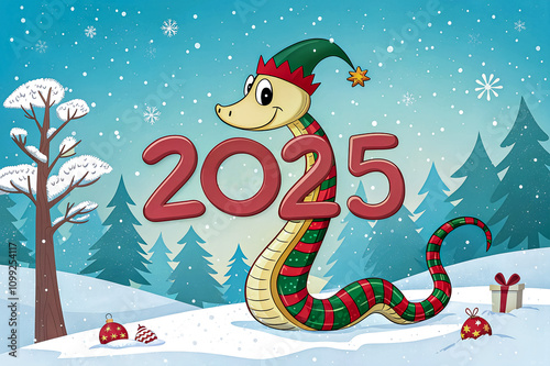 The snake is a traditional symbol of Chinese New Year in 2025.