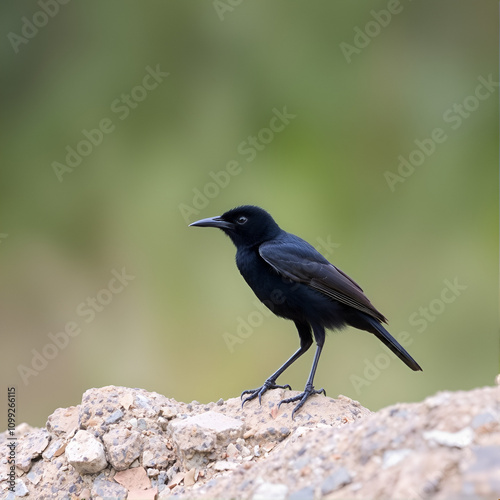 Zwartstaart, Blackstart, Cercomela melanura neumanni photo