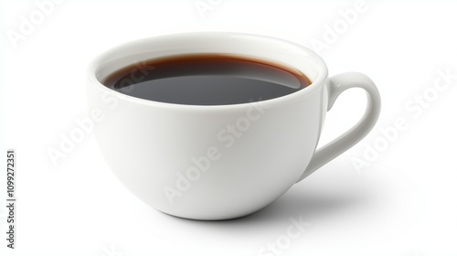 Wallpaper Mural a white cup of black coffee Torontodigital.ca