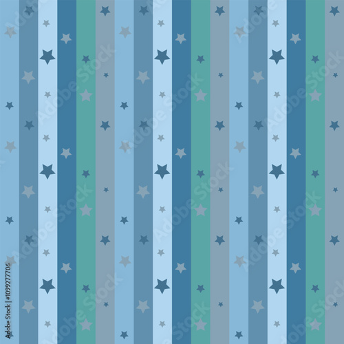 Seamless vector pattern of geometric elements for bed linen, wallpaper and textures