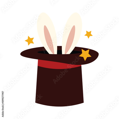 Circus Vector Illustration - Rabbit