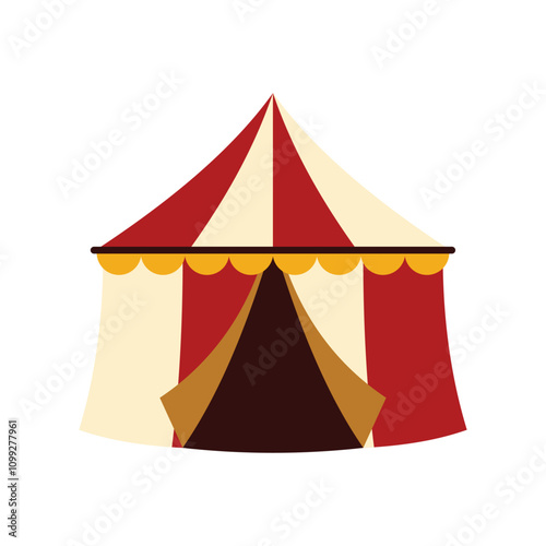 Circus Vector Illustration - Tent