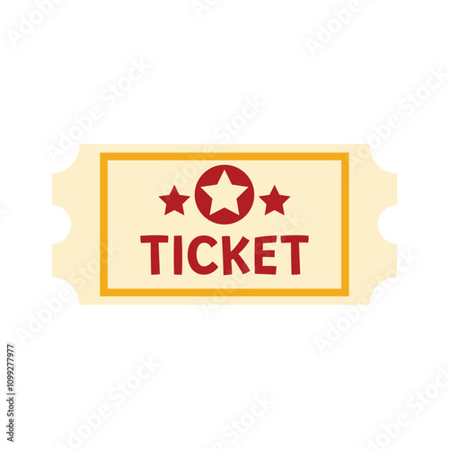 Circus Vector Illustration - Ticket