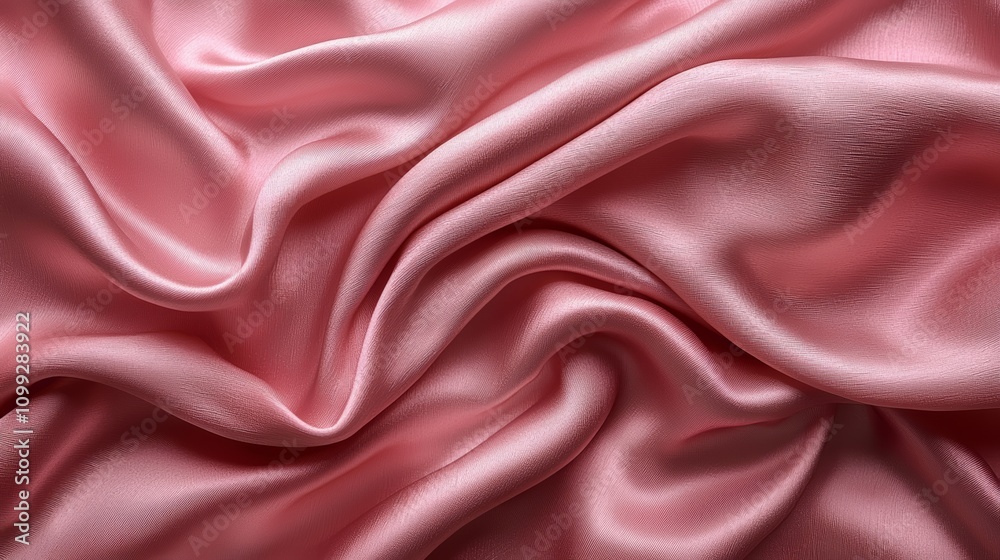 Obraz premium Soft Rose Gold Fluid Gradient Fabric Textures