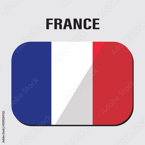 Free Download Vector image of France flag. France flag - isolated on white background - GFXLoad