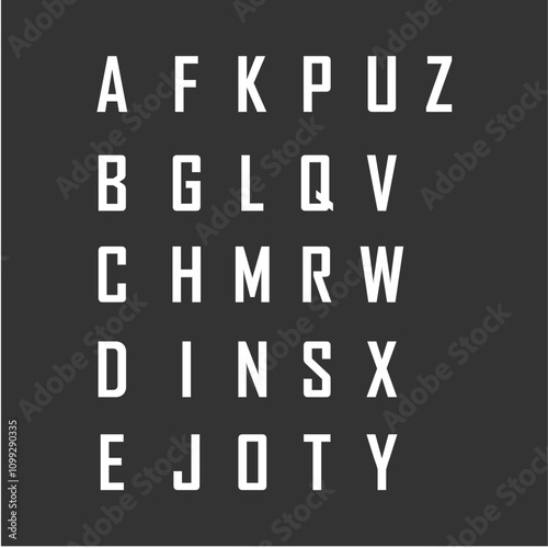 Alphabet letters set. Monogrammed initials are perfect for wedding invitations, greeting cards, logos, posters and more.