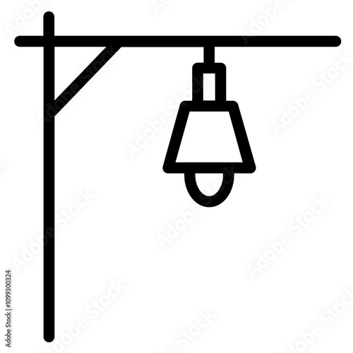 Alarm Bell Ring Line Icon