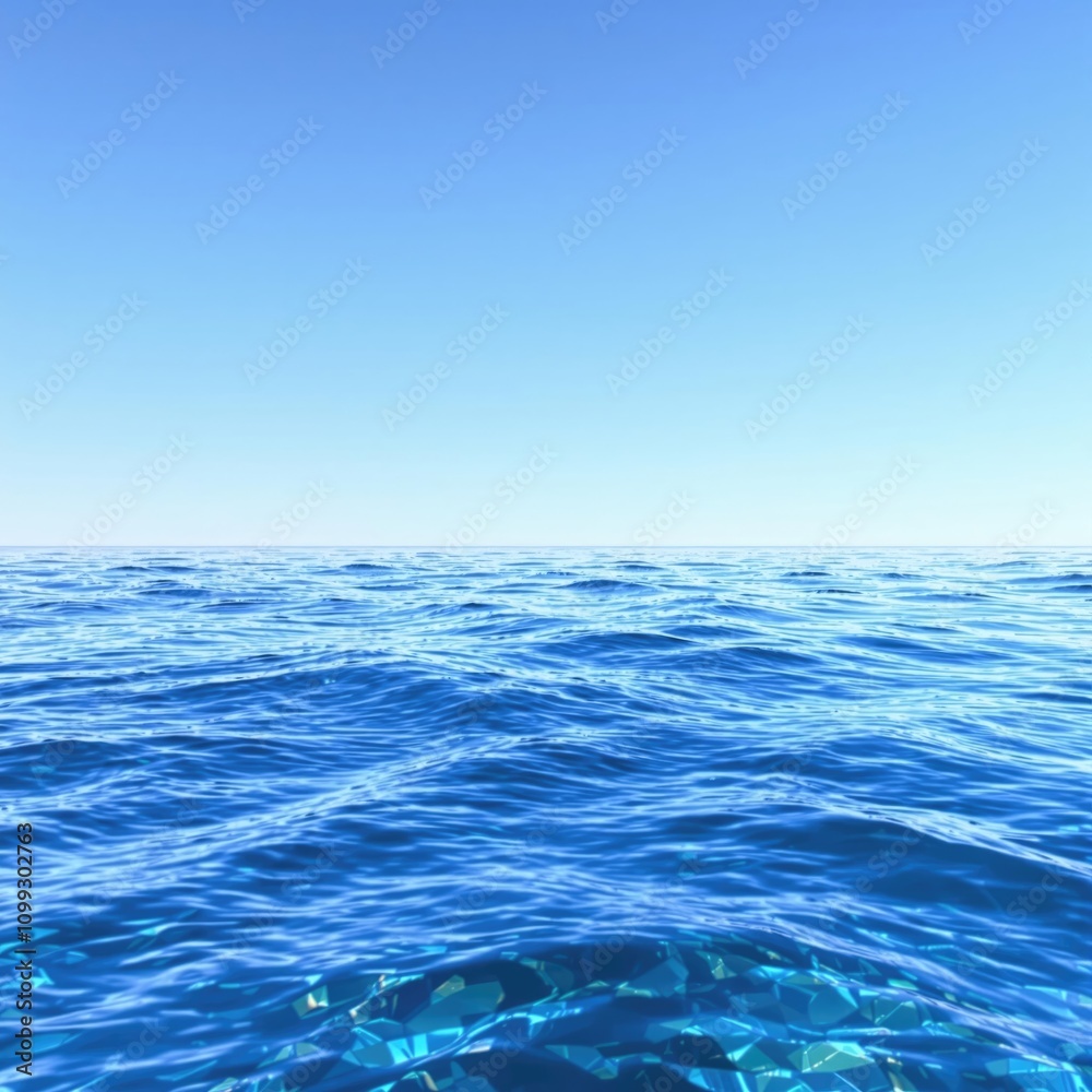 Obraz premium Abstract image of rippling water surface in Pacific Ocean, waves, water surface, nature, rippling, abstract