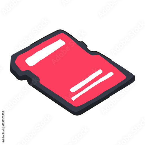 capacity sd card cartoon. speed transfer, files videos, music data capacity sd card sign. isolated symbol vector illustration