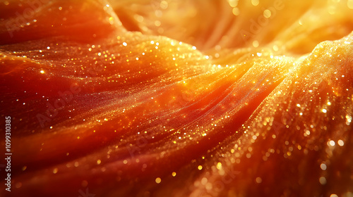 Golden Glitter Abstract Background Texture