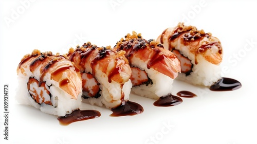 Shrimp Ebi nigiri sushi photo