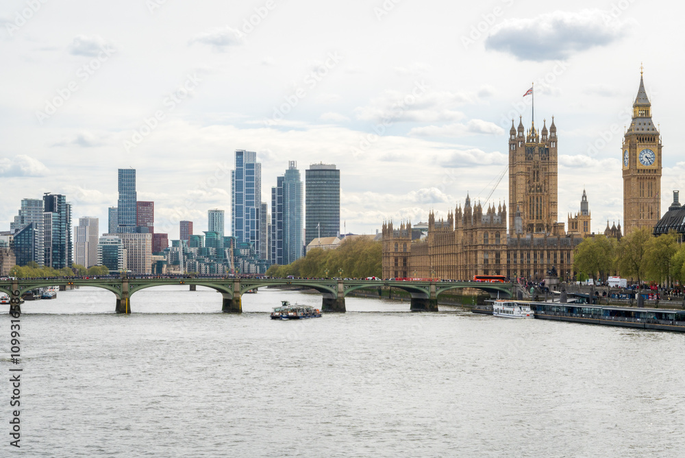 Fototapeta premium Vauxhall is an area of Central London, within the London Borough of Lambeth, London, UK