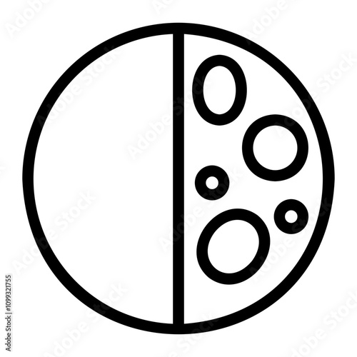 moon Line Icon