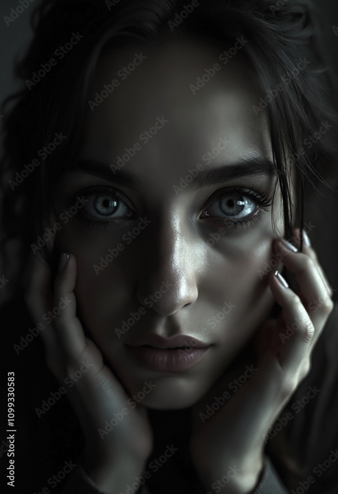 Fototapeta premium Real eyes realize real lies