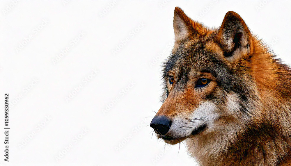 Obraz premium grey wolf portrait