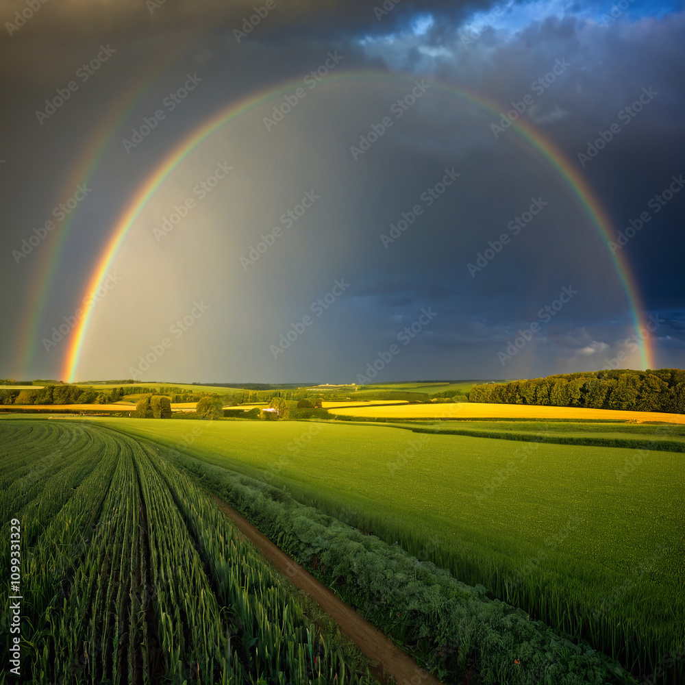 Fototapeta premium Hoffnung - Farbenpracht am Himmel der Zuversicht