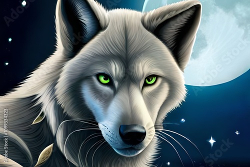 wolf in the night