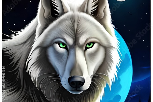 wolf in the night