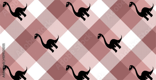 Vector checkered pattern. Tartan, textured seamless twill for flannel shirts, duvet covers, other autumn winter textile mills. Vector Format