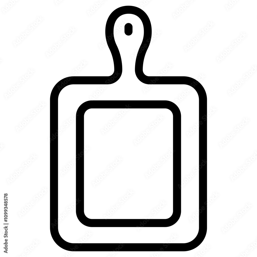 Obraz premium Chopping board Line Icon