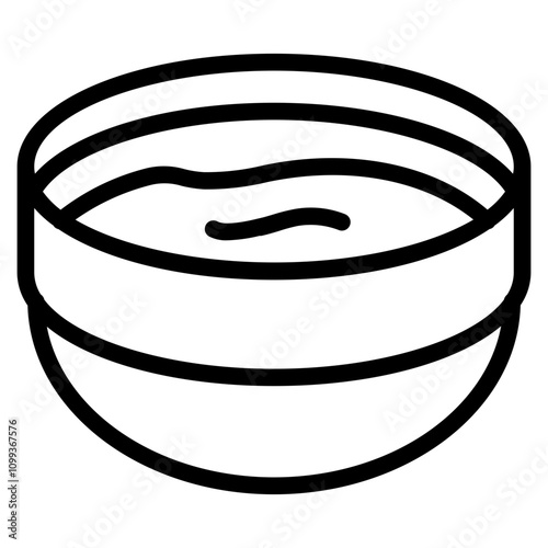 Soy sauce Line Icon