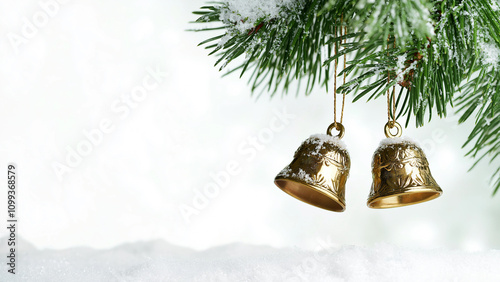 christmas bells on a tree