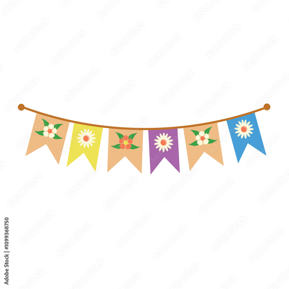 Obraz premium Spring Bunting