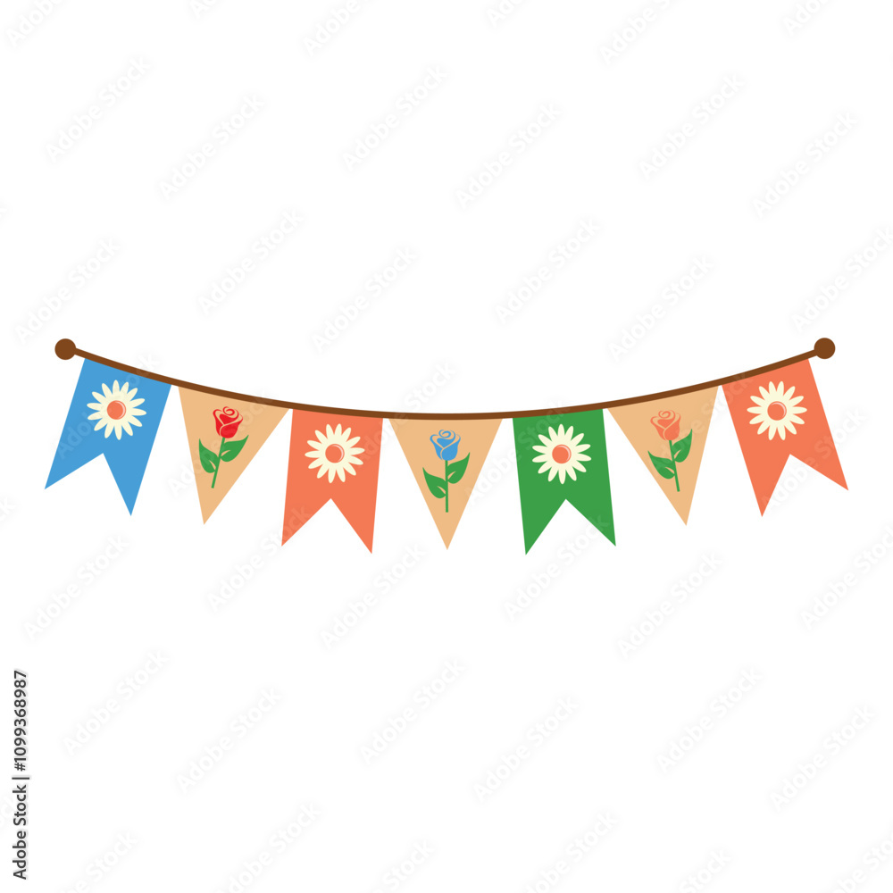 Obraz premium Spring Bunting