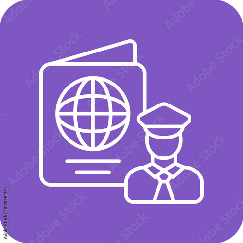 Passport control Icon