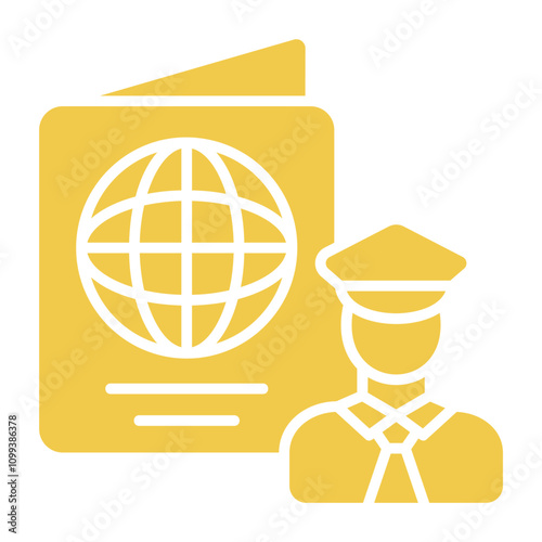 Passport control Icon